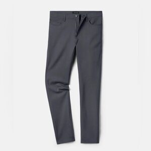 UNBOUND Merino Men’s Slim Merino Travel Pants In Slate Grey Size 36x32